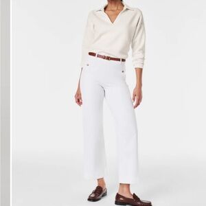 Spanx wide leg crop pants